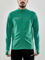 Craft Trainingsjacke Evolve Full Zip - strapazierfähige Mid-Layer-Jacke aus Stretchmaterial - grün Herren
